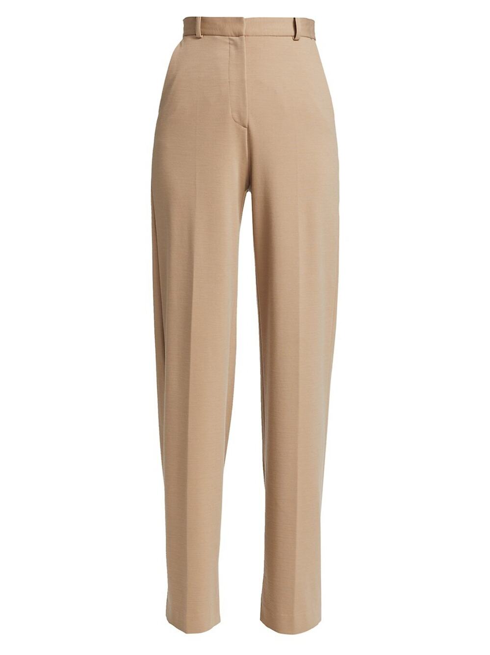 Halston Wide-Leg Tan Andy Pants Size 4